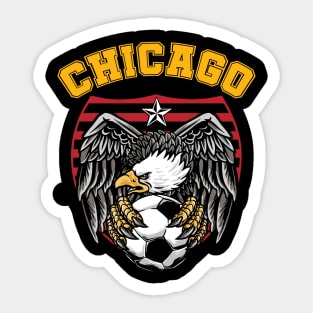 Chicago soccer Sticker